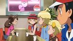  2boys 3girls animated animated_gif blush citron_(pokemon) eureka_(pokemon) multiple_boys multiple_girls pokemon pokemon_(anime) pokemon_xy sana_(pokemon) satoshi_(pokemon) serena_(pokemon) smile 