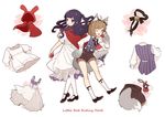  ;d animal_ears animal_hood apple apron back-to-back bangs bell big_bad_wolf big_bad_wolf_(cosplay) big_bad_wolf_(grimm) black_footwear black_ribbon blouse blunt_bangs blush brown_hair brown_shorts bunny_hood cardcaptor_sakura character_doll character_sheet cherry_blossoms cloak closed_mouth collared_shirt copyright_name cosplay daidouji_tomoyo dress dress_shirt eyebrows eyebrows_visible_through_hair fake_tail finger_to_mouth floral_print food fruit full_body gloves green_eyes grey_dress grey_vest grimm's_fairy_tales hair_intakes hair_ribbon hand_on_hip holding holding_food holding_fruit hood hooded_cloak jingle_bell kinomoto_sakura kneehighs little_red_riding_hood little_red_riding_hood_(grimm) little_red_riding_hood_(grimm)_(cosplay) loafers long_hair looking_at_viewer mary_janes multiple_girls neck_ribbon one_eye_closed open_mouth pantyhose paw_gloves paws pocket purple_eyes purple_hair red_hood ribbon shirt shoes short_hair shorts shushing sleeves_past_elbows smile sock_garters standing striped tail two_side_up vertical-striped_dress vertical_stripes vest white_apron white_blouse white_legwear white_shirt wolf_ears wolf_tail youli_(yori) 