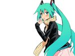  hatsune_miku hyakuen_raitaa vocaloid when_the_first_love_ends_(vocaloid) white 