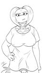  anthro balls big_breasts breasts clothed clothing cobra digital_media_(artwork) female grace_thepainfultruth herm intersex penis reptile scalie shirt snake thepainfultruth 