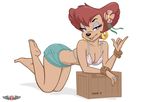  anthro big_breasts breasts canine cleavage clothed clothing disney eddie_holly female goof_troop mammal mature_female peg_pete phillipthe2 solo 