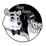  2015 animatronic bear blue_eyes five_nights_at_freddy&#039;s freddy_(fnaf) hat leeffi machine mammal robot top_hat video_games 