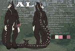  alligator animal_genitalia animal_penis anthro crocodilian english_text equine equine_penis erection horse hybrid looking_at_viewer male mammal model_sheet mynerva nude penis reptile scalie solo standing text 