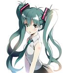  :o anime_coloring aqua_eyes aqua_hair big_hair hatsune_miku long_hair looking_at_viewer necktie open_mouth saya_(mychristian2) simple_background sleeveless solo tattoo twintails v_arms very_long_hair vocaloid white_background 