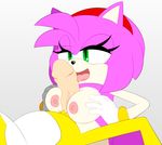 amy_rose anthro areola big_breasts breasts canine duo erect_nipples erection female fox hedgehog licking male mammal miles_prower nipples oral penis penis_lick sandunky sex sonic_(series) titfuck tongue tongue_out 