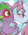  2016 blush digitaldomain123 dragon equine female friendship_is_magic horse kissing lipstick_vanity_(mlp) male male/female mammal my_little_pony pony spike_(mlp) 