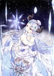  218 :o armor bare_shoulders blue_flower blue_rose blurry blush breasts cleavage cross_hair_ornament crystal depth_of_field detached_sleeves draph dress elbow_gloves eyebrows eyebrows_visible_through_hair eyelashes floating_hair flower from_above from_side fur_trim gem gloves granblue_fantasy hair_between_eyes hair_flower hair_ornament hat horns ice izmir large_breasts light_particles long_dress long_hair looking_at_viewer md5_mismatch mole mole_under_mouth own_hands_together pointy_ears rose silver_hair solo very_long_hair white_dress white_gloves white_hat wrist_cuffs 
