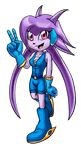  alpha_channel anthro blademanunitpi boots breasts clothed clothing dragon female footwear freedom_planet gloves hair horn long_hair purple_hair sash_lilac simple_background solo transparent_background video_games 