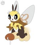  2016 arthropod artist balls bee breasts cum dick_riding female insect male male/female nintendo nipples open_mouth penis pok&eacute;mon pussy ribombee scarf sex size_difference smaller_female smile unknown_artist video_games wings 