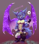  &lt;3 2018 2_horns 3_toes 4_fingers abs anthro arm_tuft barely_visible_bulge belly biceps big_muscles big_pecs black_belt black_clothing black_footwear black_gloves black_handwear black_sclera black_shoes black_speedo blue_arms blue_body blue_ears blue_face blue_fingers blue_fur blue_hands blue_inner_ear blue_legs blue_markings blue_neck blue_tail blue_toes blue_tongue bottomwear bristol brown_background bulge cheek_tuft chin_tuft claws clothed clothed_anthro clothed_male clothing clothing_ring colored deltoids digital_drawing_(artwork) digital_media_(artwork) ear_piercing ear_stud ear_tuft ears_aside elbow_tufts eyebrows facial_markings facial_tuft fan_character feet fingerless_gloves fingers footwear forked_tongue front_view full-length_portrait fur gloves gold_ring gradient_membrane handwear head_horn head_markings hi_res horn humanoid_hands k/da korean_text league_of_legends looking_at_viewer male male_anthro mammal markings membrane_(anatomy) multicolored_bottomwear multicolored_clothing multicolored_footwear multicolored_membrane multicolored_shoes muscular muscular_anthro muscular_male navel navel_piercing nipple_barbell nipple_piercing nipples obliques open_mouth open_smile pants pecs pictographics piercing pink_membrane pink_nipples pink_nose plantigrade portrait purple_horn purple_membrane purple_spikes purple_tail purple_wings red_heart riot_games serratus shaded shadow shoes short_anthro short_male simple_background skimpy smile smiling_at_viewer solo spade_tail speech_bubble speedo_ring standing tan_belly tan_body tan_chest tan_fur text toes tongue tongue_out topless topless_anthro topless_male torn_shoes trubus_(betathedragon) tuft two_tone_belt two_tone_bottomwear two_tone_clothing two_tone_footwear two_tone_membrane two_tone_pants two_tone_shoes two_tone_tail video_games white_armband white_belt white_bottomwear white_claws white_clothing white_eyebrows white_eyes white_footwear white_pants white_pubes white_shoes white_speedo wings yordle 