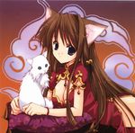  animal_ears breasts cat cat_ears catgirl china_dress chinadress chinese_clothes dress long_hair nekomimi 