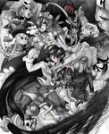  6+girls breasts character_request female large_breasts multiple_girls skullgirls tagme 