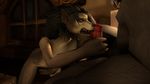  building canine daisypayne_(artist) female fur house licking male mammal penis tongue tongue_out video_games warcraft were werewolf wolf worgen 