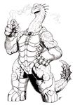  anthro armor brachio brachiosaurus cigar dinosaucers dinosaur kaijusamurai male matt_frank sauropod smoking solo 