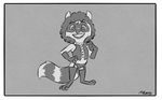  anthro clothed clothing crossdressing disney fan_character hair male mammal mask_(marking) mistermead raccoon solo zootopia 