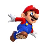  absurdres blue_eyes brown_hair facial_hair full_body hat highres male_focus mario mario_(series) mustache official_art overalls red_hat red_shirt shirt solo super_mario_bros. super_mario_run transparent_background 