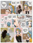  1boy 1girl comic fairy_tail indoors male rusky 