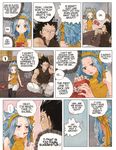  1boy 1girl comic fairy_tail indoors male rusky 