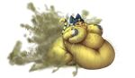  2016 animal_crossing ankha anthro areola belly big_(disambiguation) big_belly big_breasts blush brantonisme breasts cat fart feline female food fur hair hi_res huge_breasts lactating mammal nintendo nipples nude obese overweight simple_background solo thick_thighs video_games 
