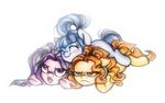  2016 adagio_dazzle_(eg) aria_blaze_(eg) blush buttersprinkle earth_pony equestria_girls equine eyes_closed female feral group hair hooves horse long_hair lying mammal my_little_pony on_front open_mouth pony smile sonata_dusk_(eg) 