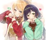  ayase_eli breast_hold love_live! tagme toujou_nozomi zawawa 