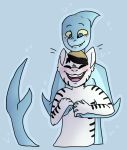  anthro brotgers brother equine fish gagiass1545 gameponysly happy horse hug invalid_tag mammal marine my_little_pony pony shark sibling sly_the_pony_(character) smile vlad_the_shark_(character) 