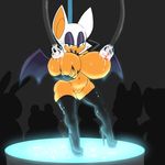  2016 anthro areola bat big_breasts breasts erect_nipples female group huge_breasts lactating lagomorph machine male mammal milk milking_machine nipples nude pussy rabbit ravnic rouge_the_bat sonic_(series) 