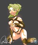  blonde_hair dragon_age elf fantasy hair humanoid nipples nude pussy slave video_games zingiber 
