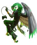  anthro avian beak bird bruta controller dreadlocks glowstick goldentigerdragon owl pose rave vape wings 