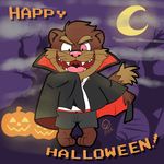  anthro costume glitch_(weasel) glitchedweasel halloween holidays invalid_tag male mammal mustelid vampire weasel 