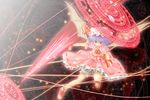  bat_wings highres magic_circle passerby remilia_scarlet solo spear_the_gungnir touhou wings 