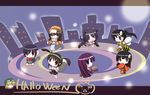  araragi_karen araragi_tsukihi bakemonogatari chibi hachikuji_mayoi halloween hanekawa_tsubasa kanbaru_suruga oshino_shinobu sengoku_nadeko senjougahara_hitagi 