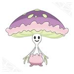  black_eyes fungi_fauna humanoid mushroom nintendo official_art pok&eacute;mon shiinotic smile video_games 