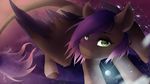  brown_feathers brown_fur equine eyelashes fan_character feathered_wings feathers female feral fur green_eyes hair hooves looking_at_viewer mammal my_little_pony nude pegasus purple_hair silentwulv smile solo standing wings 