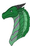  blue_eyes cobra dragon feral fur green_scales horn hybrid lomah_volbur male reptile scales scalie snake wyatt_(artist) 