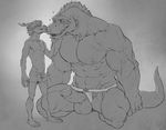  balls biceps big_muscles big_penis clothing demon duo erection forge_(artist) horn hypnosis licking male male/male mammal mind_control muscular muscular_male nude penis poking_out size_difference tongue tongue_out underwear 