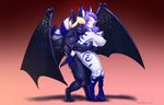 anthro anthro_on_anthro bat blue_nipples breasts canine eyes_closed female galaxxxart groping_breast male male/female mammal nightswing nipples open_mouth penetration sex thrusting twilon wings wolf 