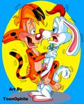  blush bonkers disney feline lagomorph lynx male male/male mammal rabbit roger_rabbit toonophile who_framed_roger_rabbit 