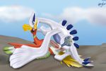  2016 3_toes 5_fingers absurd_res algol_(lugia) animal_genitalia antare_iii avian beak big_penis bird blue_belly claws cloaca cloacal_penetration cloud cum cum_inside cum_on_penis cum_while_penetrated deep_penetration duo ejaculation eparihser eye_contact feathered_wings feathers feral fin forced forced_kiss hi_res ho-oh internal kissing legendary_pok&eacute;mon lugia lying male missionary_position nintendo on_back orgasm penetration penis pink_penis pok&eacute;mon rape red_eyes saliva sex sharp_claws tail_feathers talons thick_penis toes vein veiny_penis video_games wings 