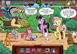  2016 applejack_(mlp) avian beard beaver bird blonde_hair blue_eyes chicken cross-eyed cutie_mark day derpy_hooves_(mlp) detailed_background digital_media_(artwork) discord_(mlp) draconequus earth_pony english_text equine eyebrows facial_hair feathered_wings feathers female feral fluttershy_(mlp) friendship_is_magic fur grey_feathers grey_fur group hair hat horn horse lagomorph male mammal my_little_pony nude one_panel_comic open_mouth outside pegasus pinkie_pie_(mlp) pony pony-berserker rabbit rodent smile standing teeth text tongue twilight_sparkle_(mlp) winged_unicorn wings 