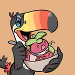  bounsweet bowl froot_loops nintendo parody pok&eacute;mon spoon toucan_sam toucannon video_games 