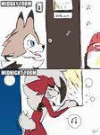  bathroom canine hat lycanroc mammal midday_lycanroc midnight_lycanroc moon nintendo peeking pok&eacute;mon video_games winick-lim 