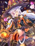  animal_ears g_wara halloween tail thighhighs witch 