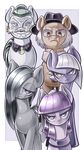  2016 brooch cloudy_quartz_(mlp) earth_pony equine eyewear facial_hair family fedora female feral friendship_is_magic fur glasses grey_hair group hair hat horse igneous_pie_(mlp) kaikoinu limestone_pie_(mlp) mammal marble_pie_(mlp) maud_pie_(mlp) my_little_pony pony sideburns 