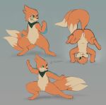 buizel determined doodle_page female fighting_pose fin flat_chested flat_colors generation_4_pokemon genitals hi_res nintendo one_eye_closed pokemon pokemon_(species) pose pussy scarf simple_background solo spread_legs spreading tongue tongue_out truemew upside_down wink 