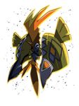  gen_7_pokemon highres mohawk no_humans nomayo pokemon pokemon_(creature) simple_background solo tapu_koko white_background 