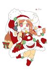  artist_request character_request christmas_costume dog fullbokko_heroes furry long_hair orange_hair 