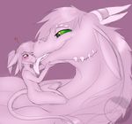  &lt;3 2016 ambiguous/ambiguous ambiguous_gender anthro anthro_on_feral bestiality black_eyes blush dragon drooling duo english_text feral fur furred_dragon green_sclera horn kane_(kanevex) licking liz_art lucy_the_dragon nude purple_background red_eyes saliva scales scalie simple_background size_difference text tongue tongue_out wateramark 