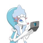  3ds gaming johnbrain93 male nintendo playing playing_videogame pok&eacute;mon primarina stylus video_games ♂ 