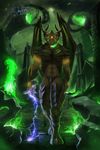  2016 angry anthro armor body_armor brown_scales claws crying demon demon_dragon detailed_background dragon fire fire_breathing glowing glowing_eyes green_wings hi_res horn humanoid lightning looking_at_viewer male membranous_wings muscular olduvai_(character) open_mouth outside pride_demon_dragon runes scales scalie standing tattoo tears teeth wings yellow_eyes 